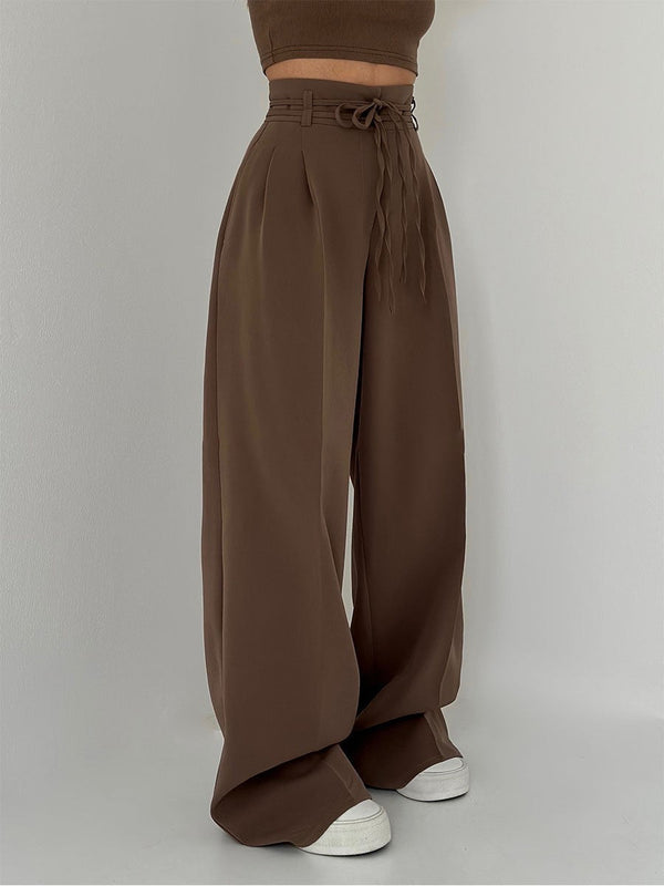 Celeste | Weites Bein Hochtaillierte Hose