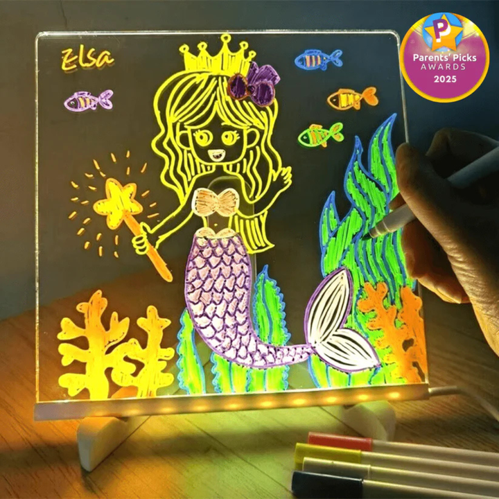 DoodleGlow LED-Zeichenbrett für Kinder
