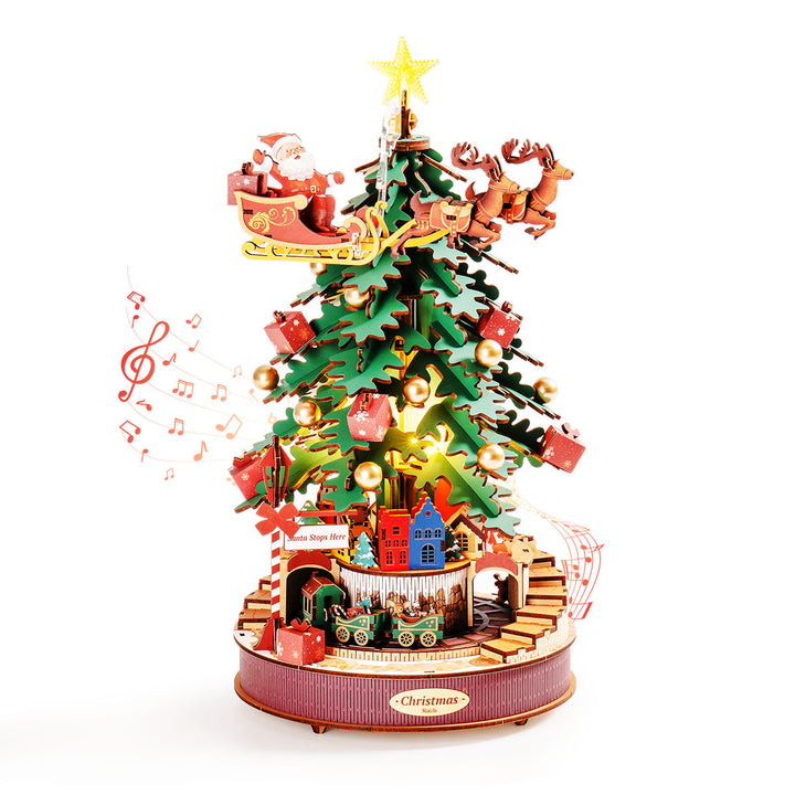 Weihnachts-Spieluhr Holzbausatz