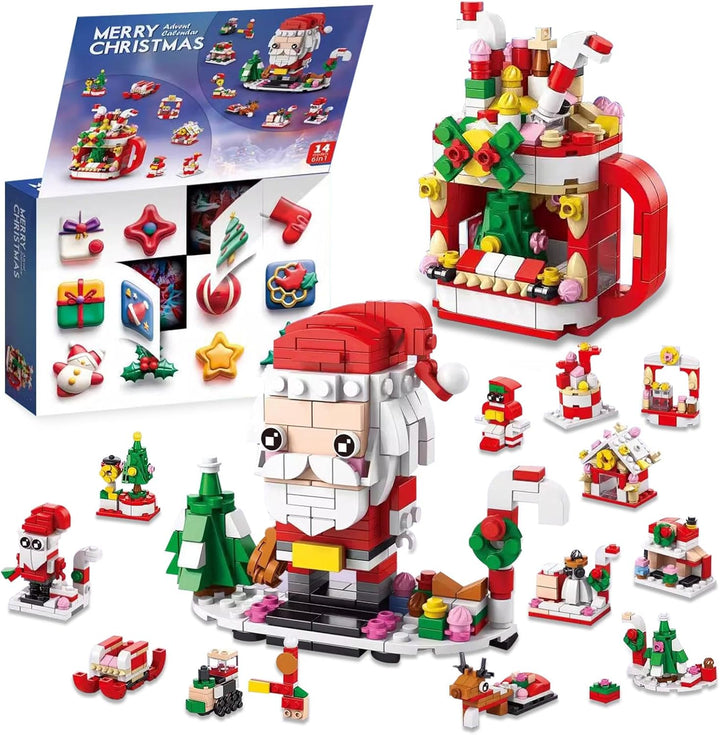 Bausteine-Adventskalender für Kinder