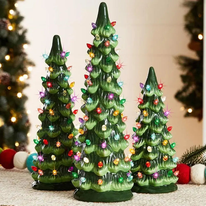 Handbemalter LED-Tisch-Weihnachtsbaum