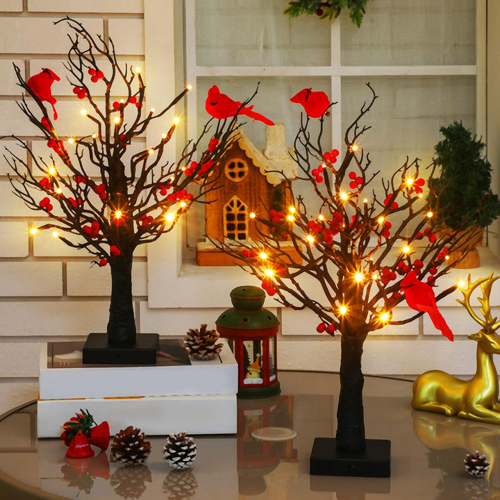 Mini-Beerenbaum mit LED-Beleuchtung