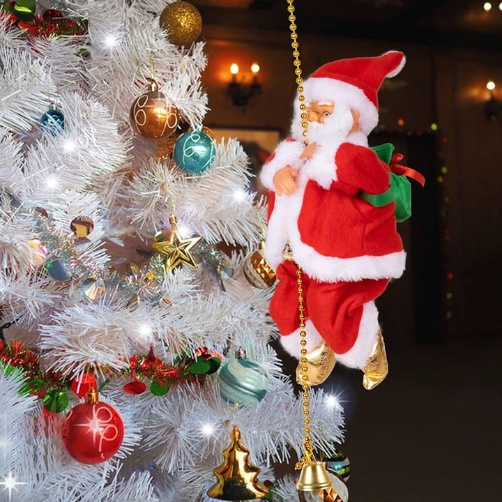 Musikalischer kletternder Weihnachtsmann