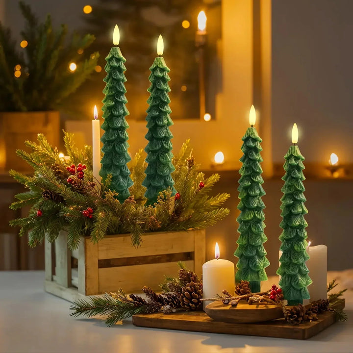 Flammenlose LED-Weihnachtskerze kindersicher