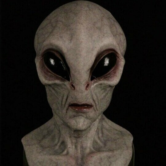 Alien-Halloweenmaske aus Latex