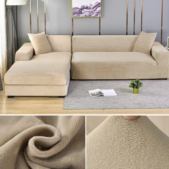 SofaGuard| Elastischer Sofabezug aus Samt