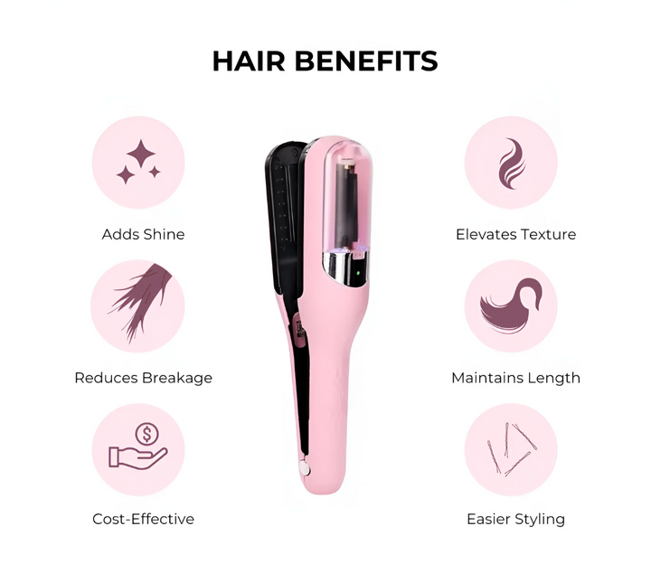 Professioneller Haarglätter mit Falten-Entfernung