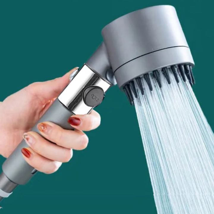 Wellnesskopf| Multifunktionales Hochdruck-Duschkopf-Set