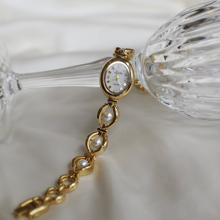 Muse Pearl Damenuhr Saphirglas