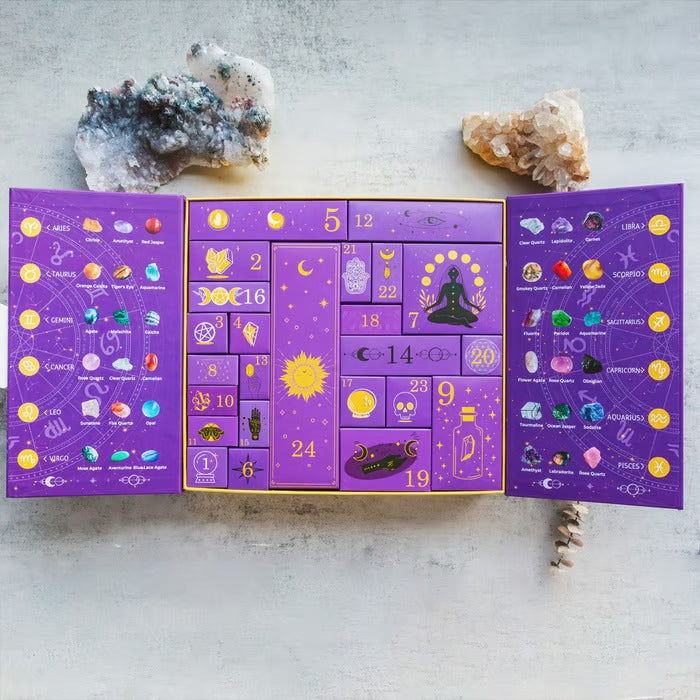 Reiki-Kristall-Countdown-Box für Halloween
