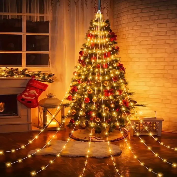 Funkelnde LED-Lichterkette Kupferdraht