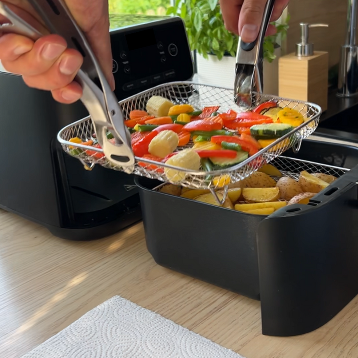 Mehrschichtige Körbe für Heißluftfritteusen