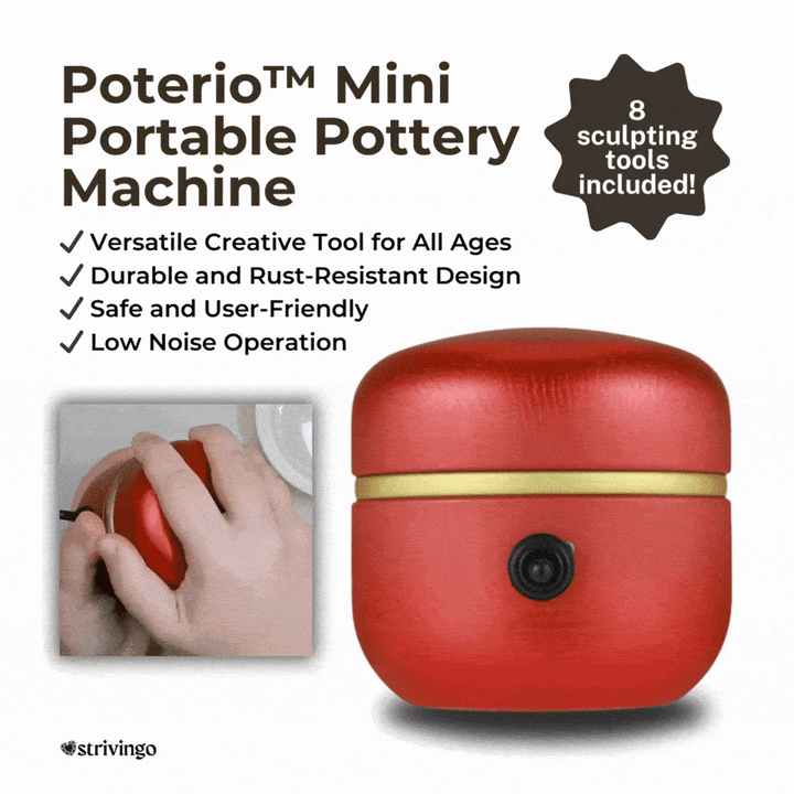 Poterio| Mini tragbare Töpfermaschine