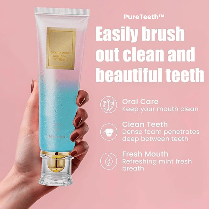 PureTeeth Niacinamid Zahnaufhellung Zahnpasta